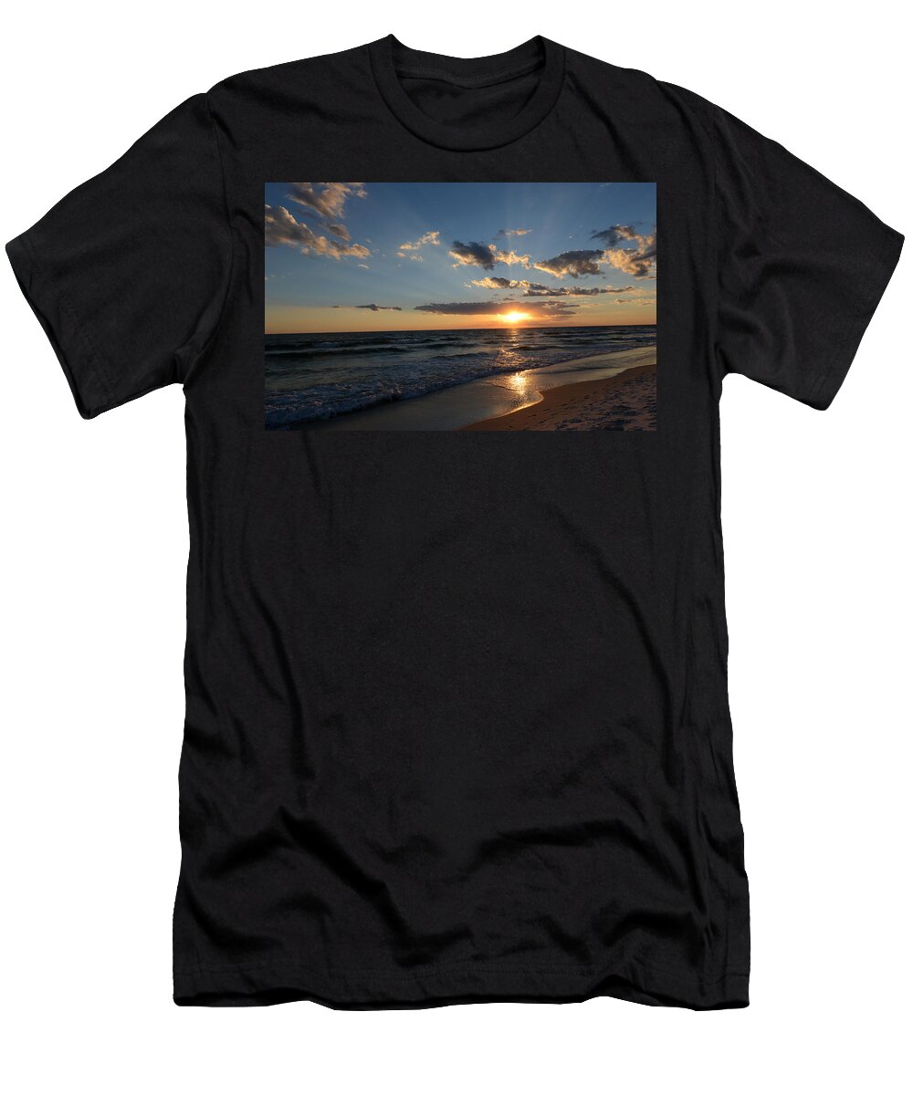 Sunset T-Shirt featuring the photograph Sunset on Alys Beach by Julia Wilcox