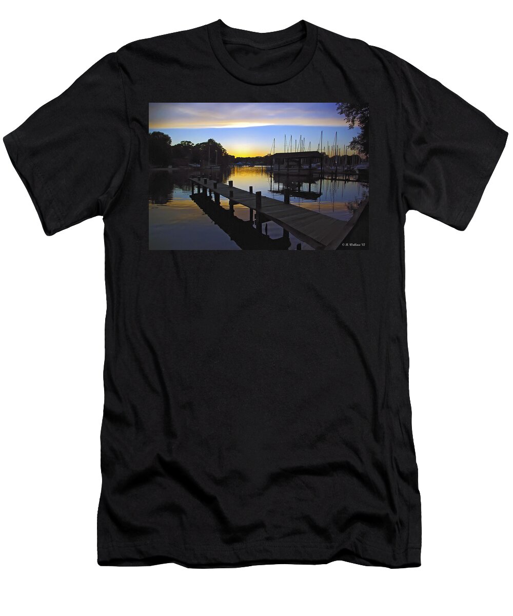 2d T-Shirt featuring the photograph Sunset Silhouette by Brian Wallace