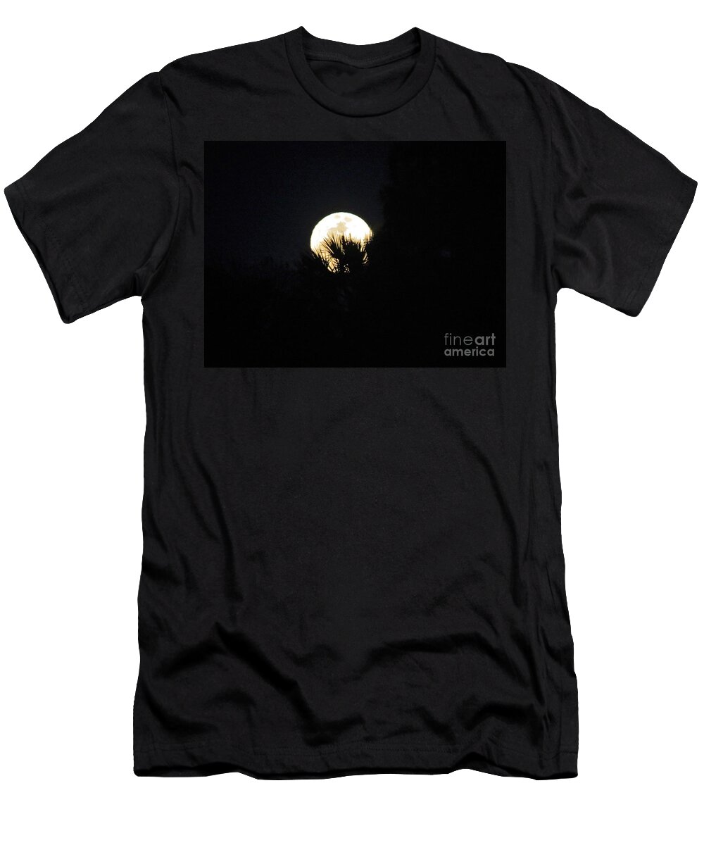 Moon T-Shirt featuring the photograph Super Moon by Fortunate Findings Shirley Dickerson