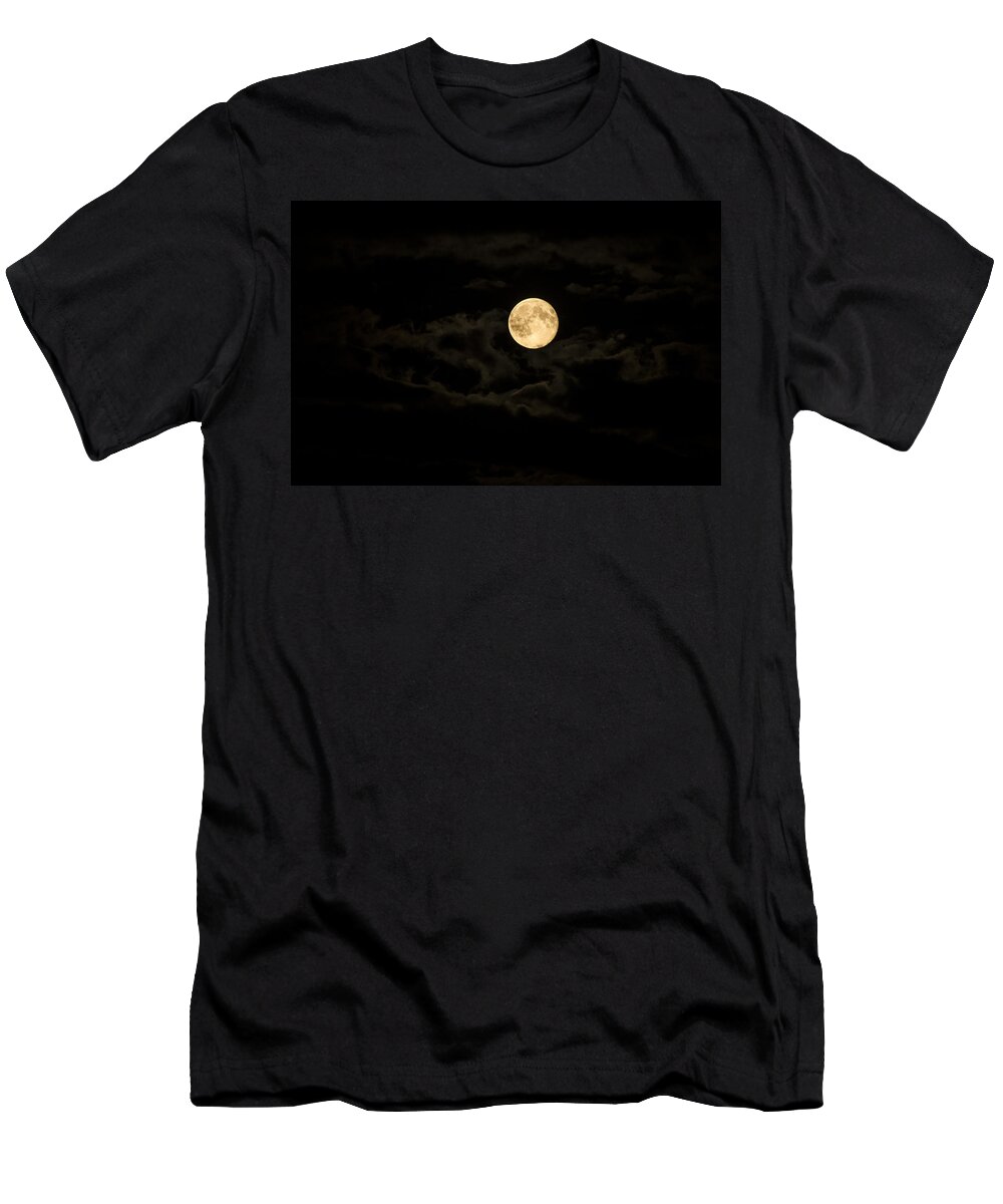 Moon T-Shirt featuring the photograph Super Moon by Spikey Mouse Photography