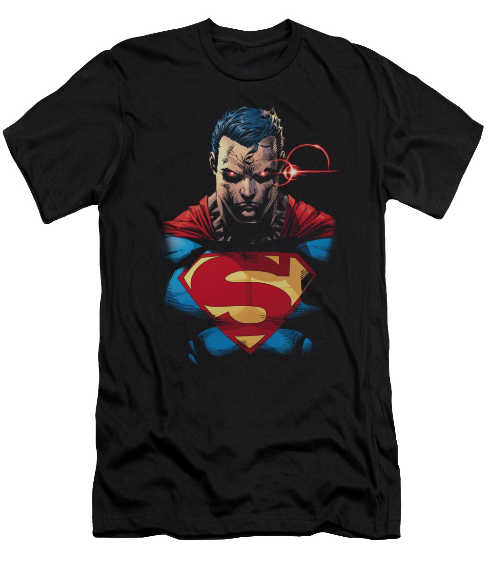  T-Shirt featuring the digital art Superman - Displeased by Brand A