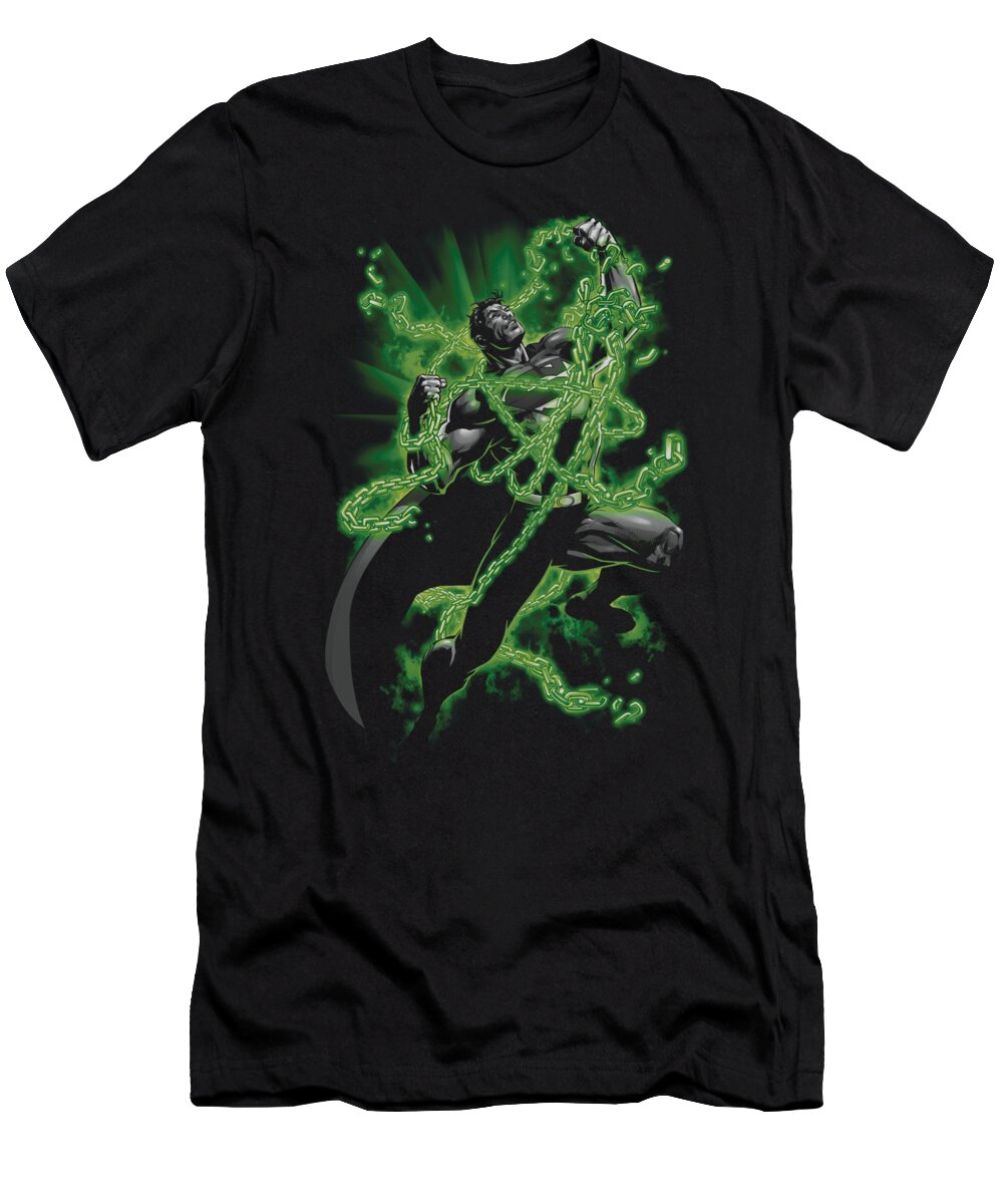  T-Shirt featuring the digital art Superman - Kryptonite Chains by Brand A