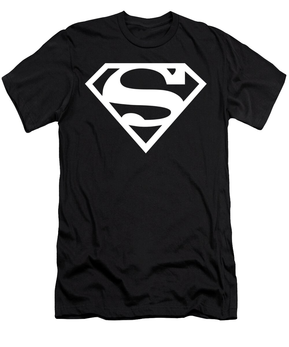  T-Shirt featuring the digital art Superman - Logo by Brand A