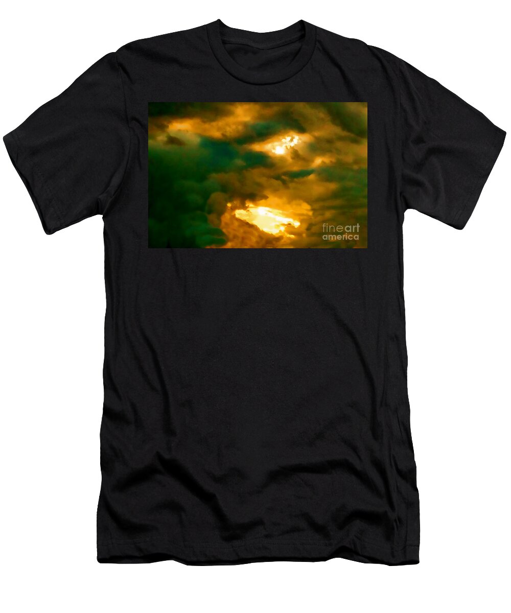 Sureal Sunset T-Shirt featuring the photograph Surreal Sunset by Anita Lewis