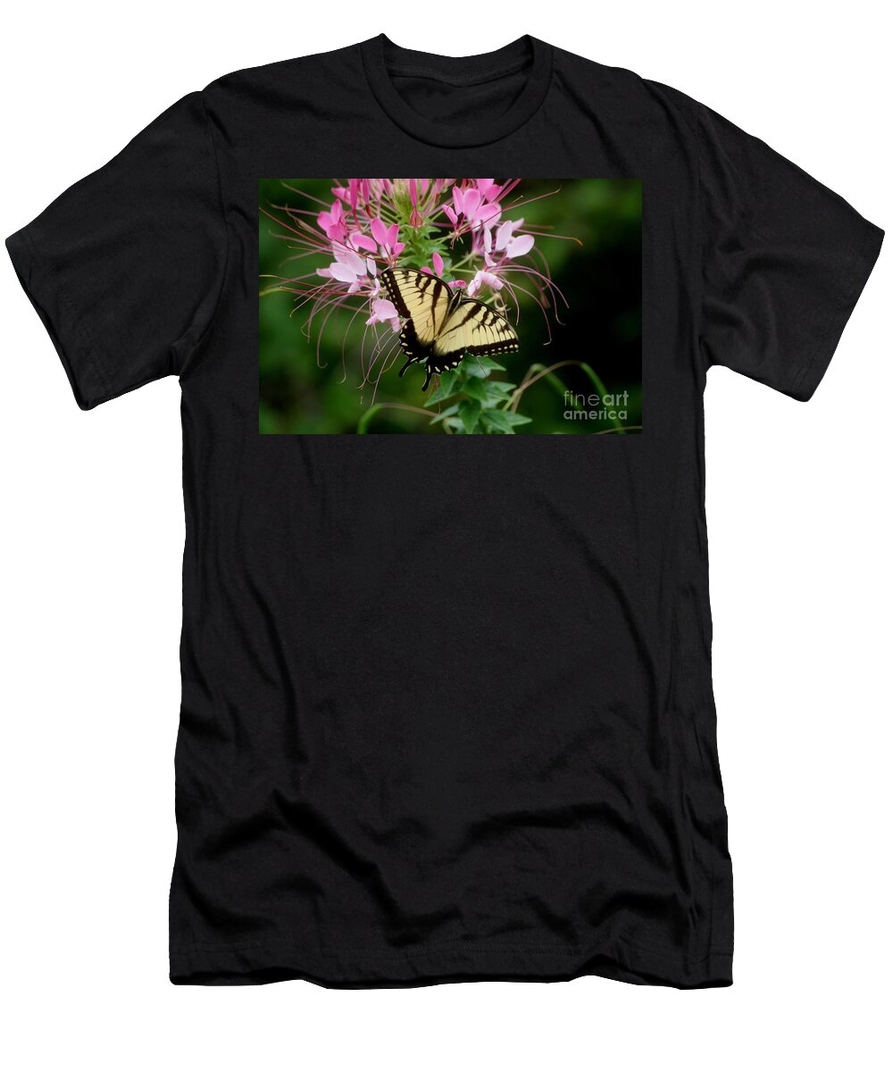 Butterfly T-Shirt featuring the photograph Sweet Swallowtail by Living Color Photography Lorraine Lynch