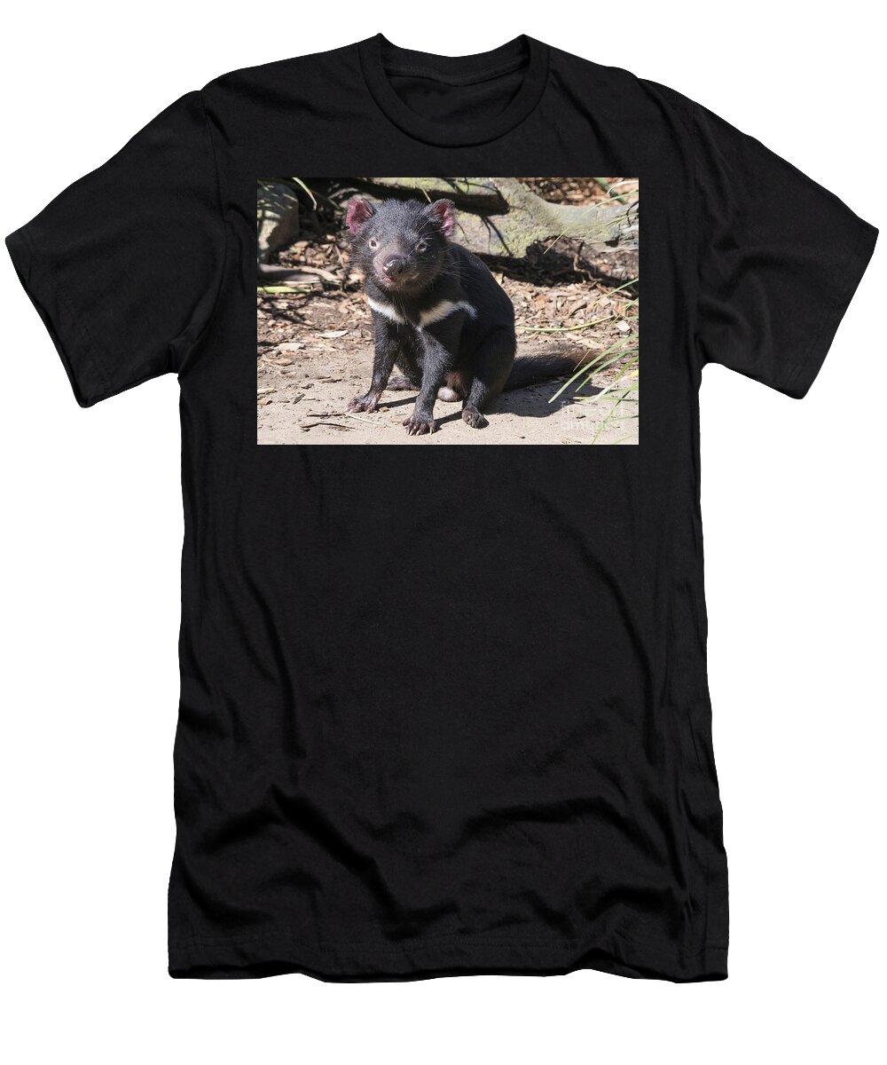 Australia T-Shirt featuring the photograph Tasmanian Devil by Steven Ralser