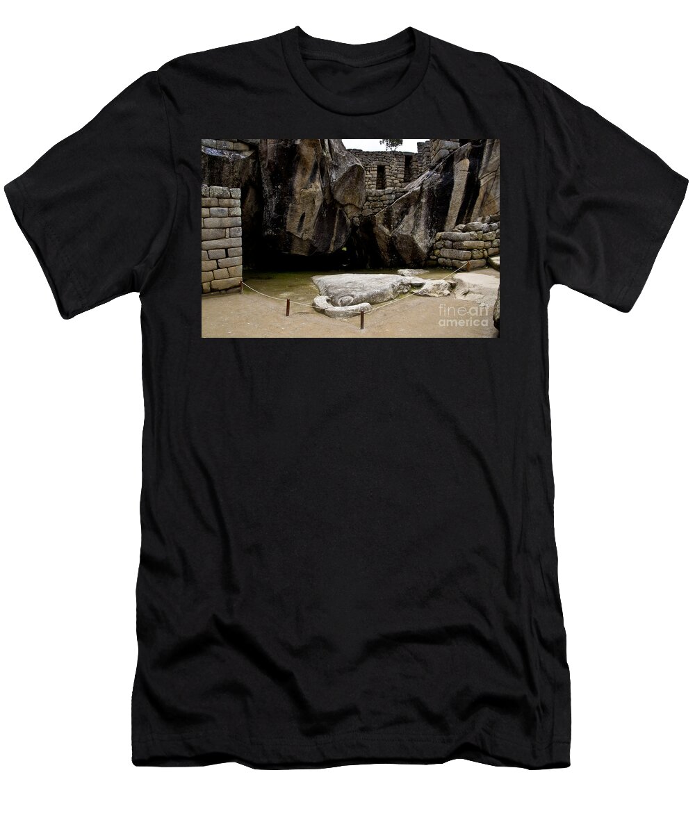 Incan T-Shirt featuring the photograph Temple of the Condor by Kathy McClure