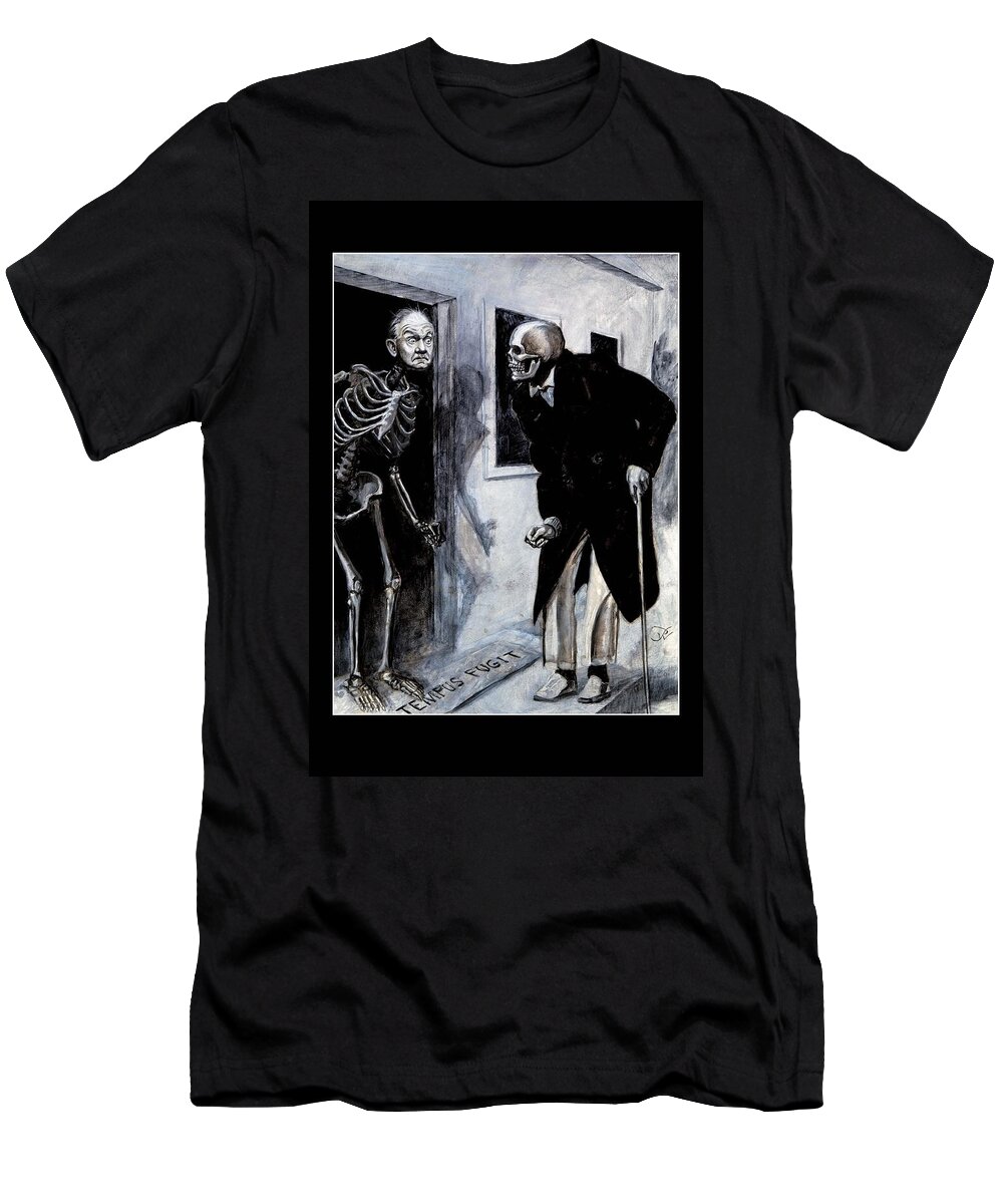 Whelan Art T-Shirt featuring the painting Tempus Fugit by Patrick Whelan