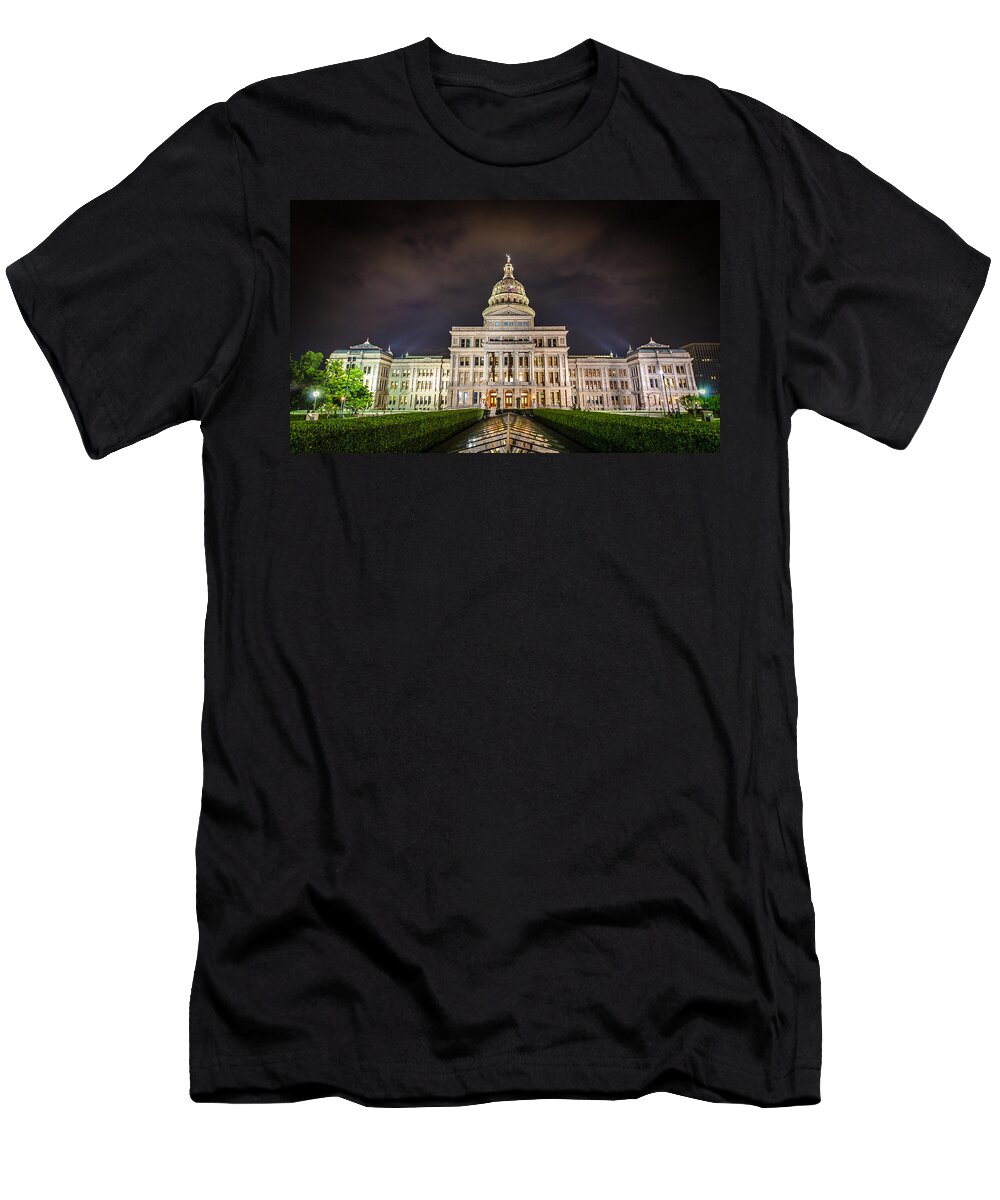 Capitol T-Shirt featuring the photograph Texas Capitol Building by David Morefield