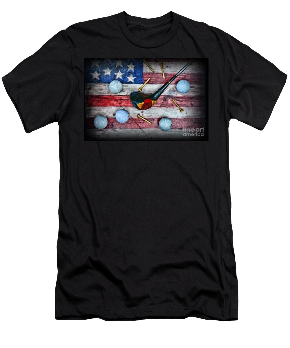 Paul Ward T-Shirt featuring the photograph The All American Golfer by Paul Ward