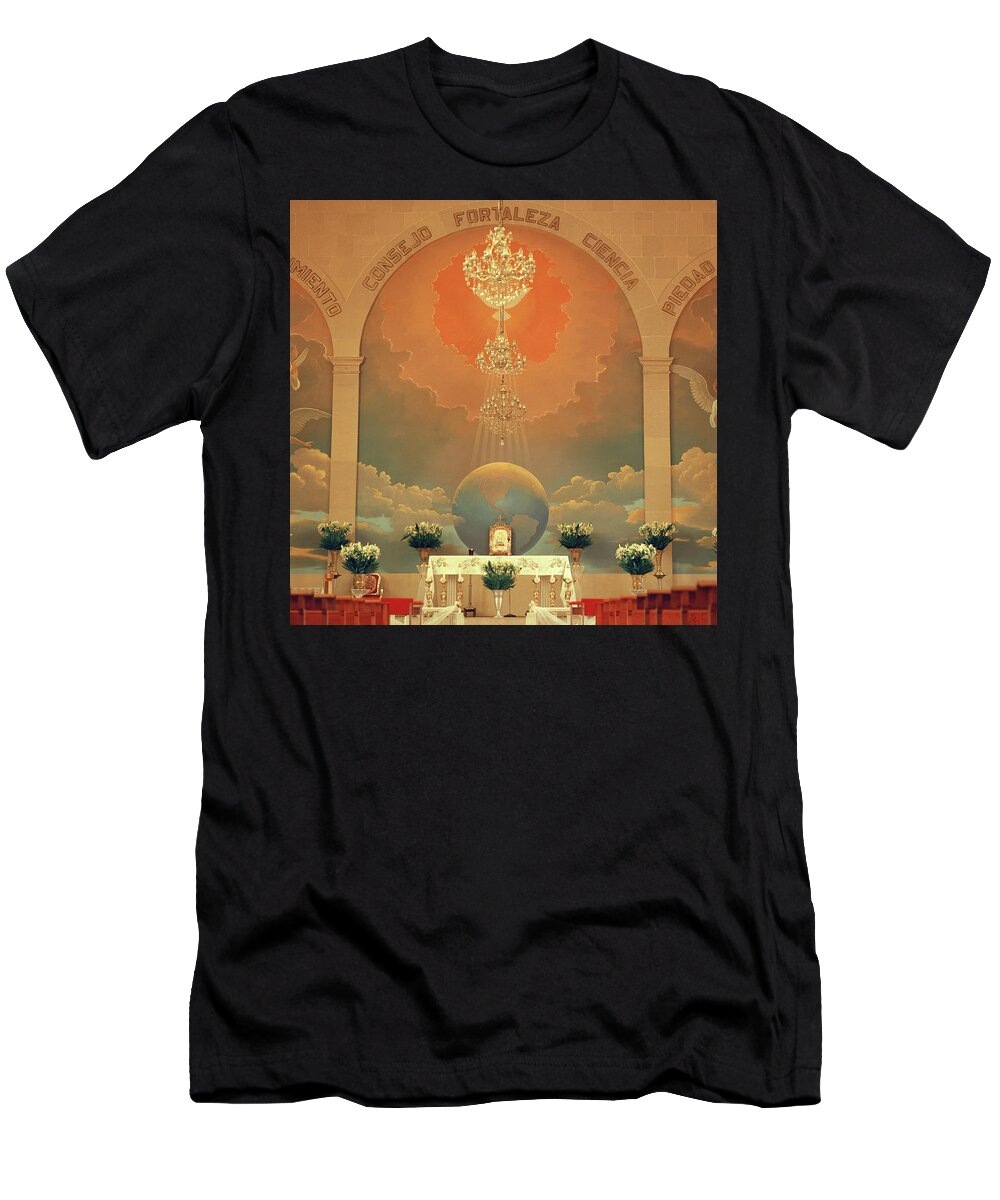 Inspiration T-Shirt featuring the photograph Spirituality In Mexico by Shaun Higson