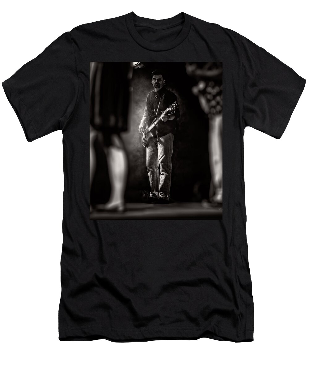 Bass T-Shirt featuring the photograph The Bassist by Bob Orsillo