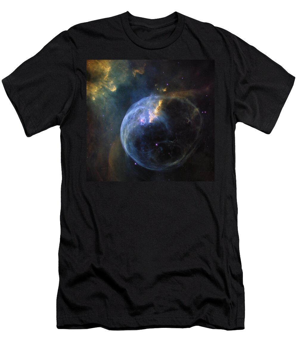 Science T-Shirt featuring the photograph The Bubble Nebula by Science Source