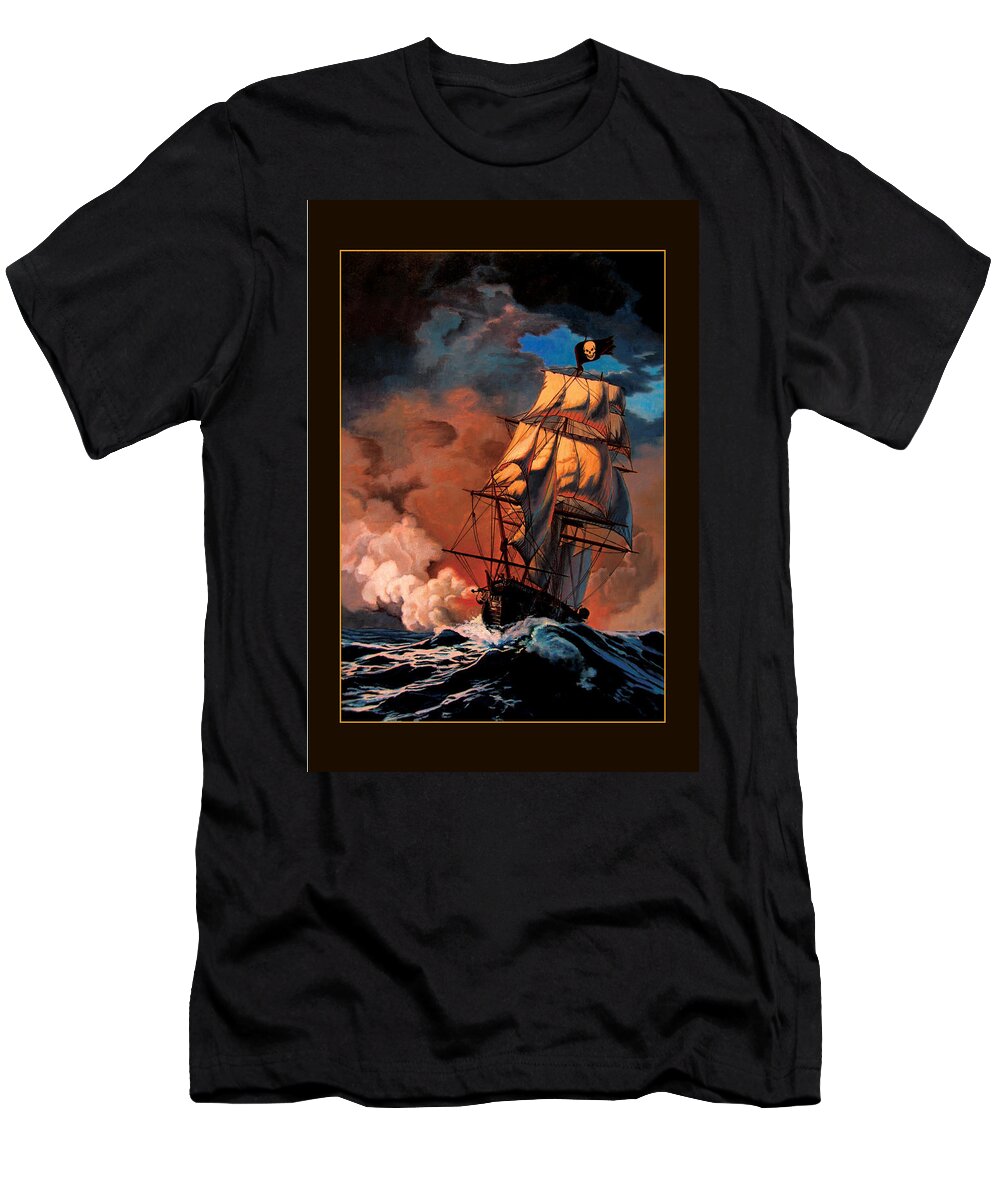 Buccaneers T-Shirt featuring the painting The Buccaneers by Patrick Whelan