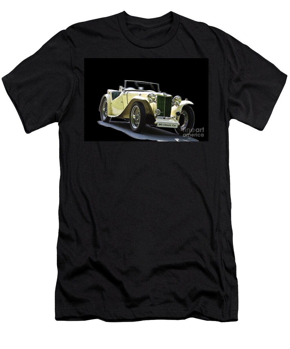 Heiko T-Shirt featuring the photograph The Classic MG by Heiko Koehrer-Wagner