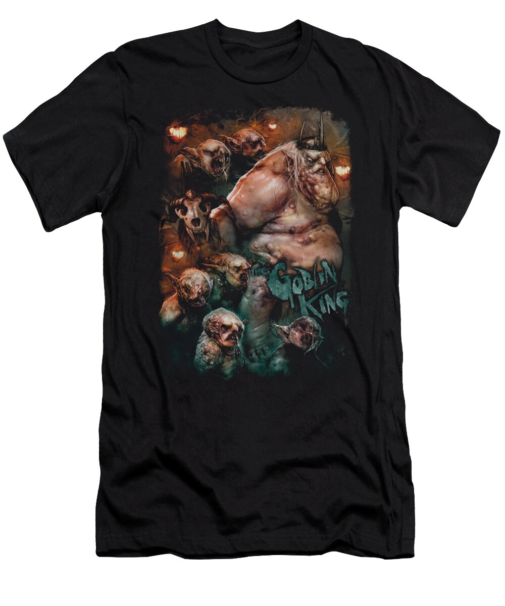  T-Shirt featuring the digital art The Hobbit - Goblin King by Brand A