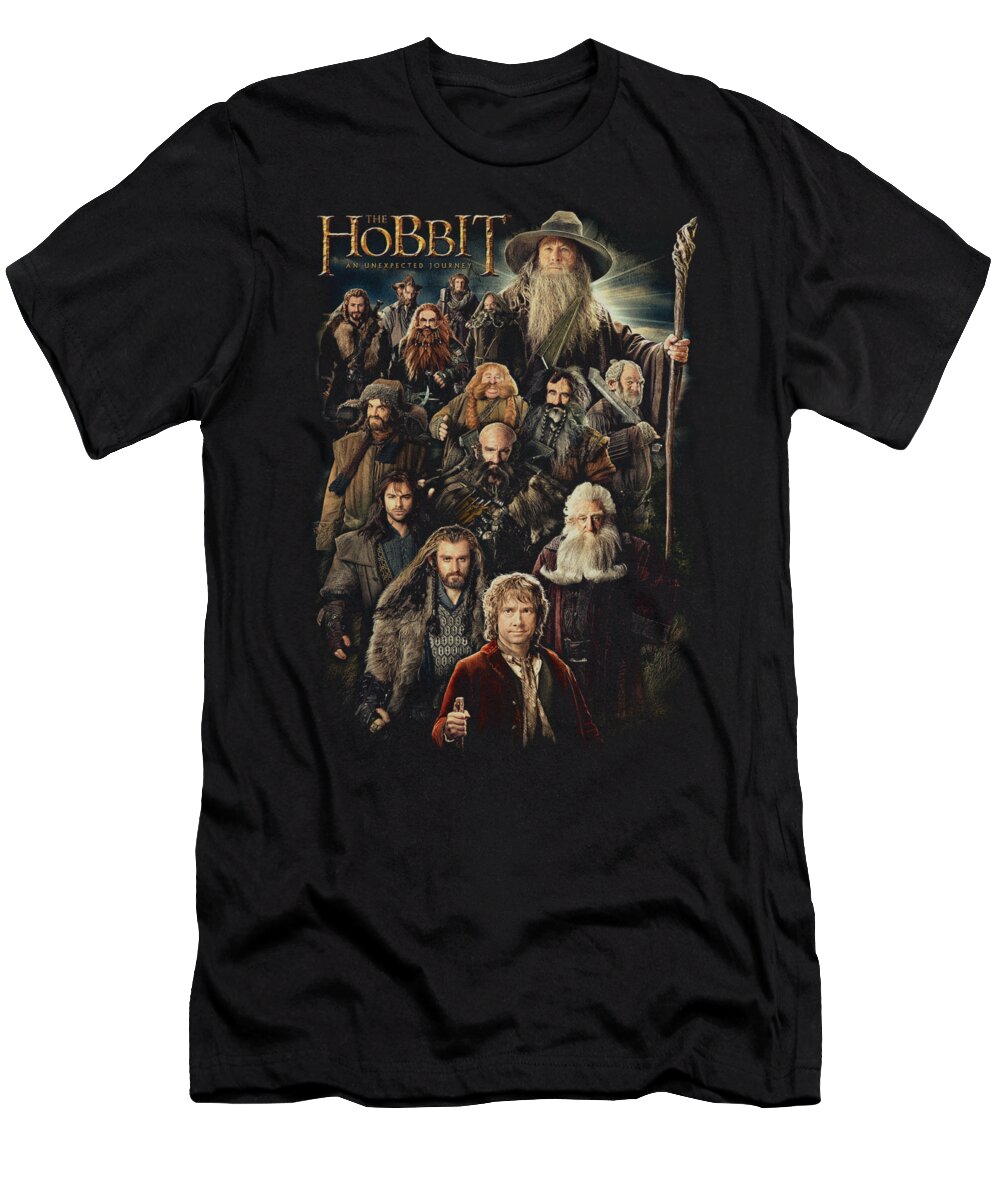  T-Shirt featuring the digital art The Hobbit - Somber Company by Brand A