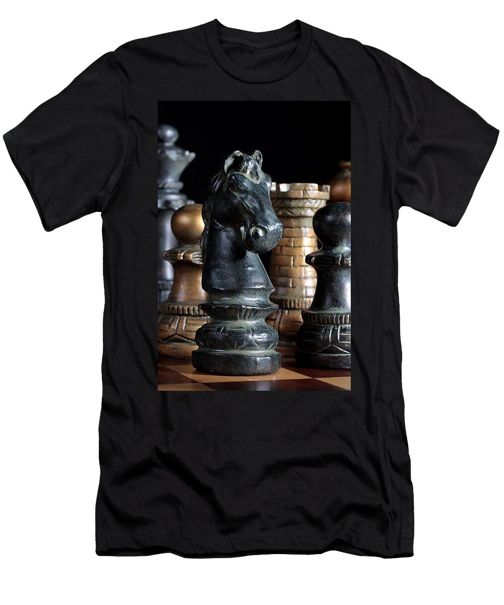 Games T-Shirt featuring the photograph The Knights Challenge by Joe Kozlowski