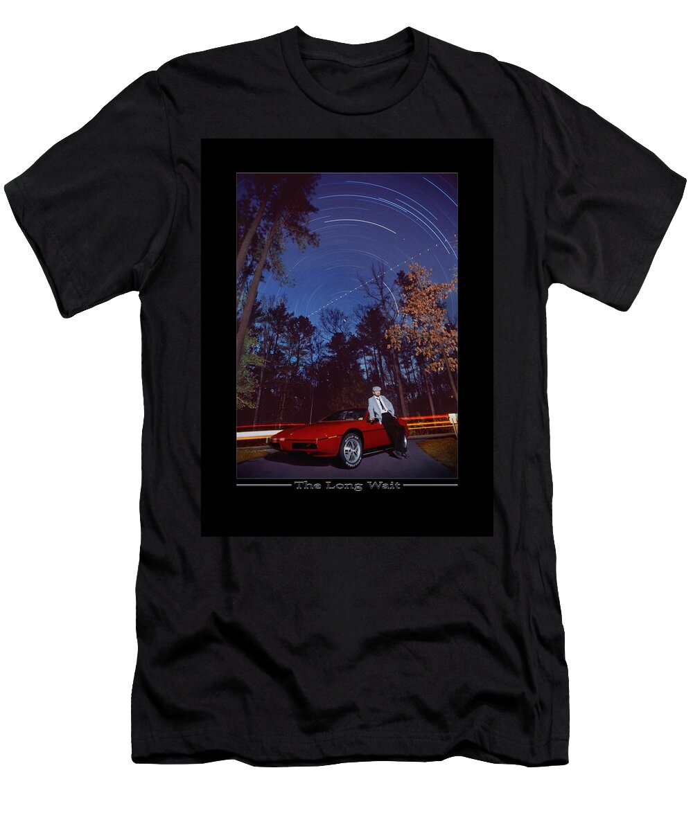 Star Traces T-Shirt featuring the photograph The Long Wait by Mike McGlothlen