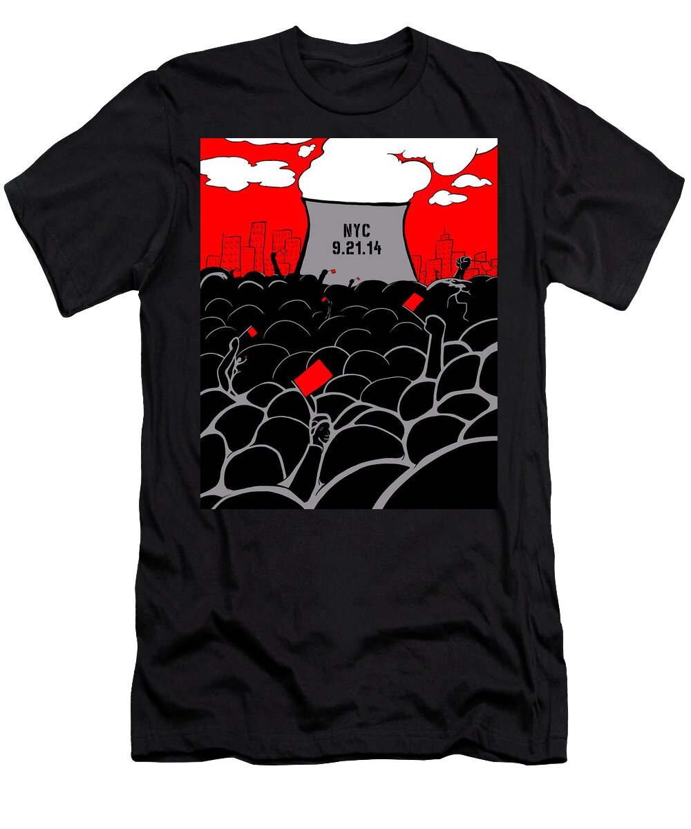 March T-Shirt featuring the digital art The March by Craig Tilley