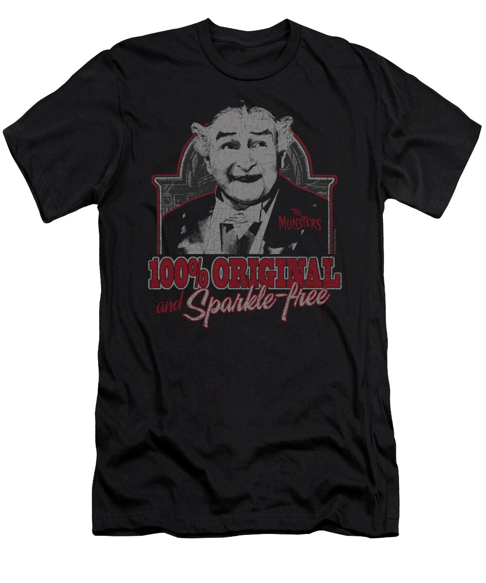 The Munsters T-Shirt featuring the digital art The Munsters - 100% Original by Brand A