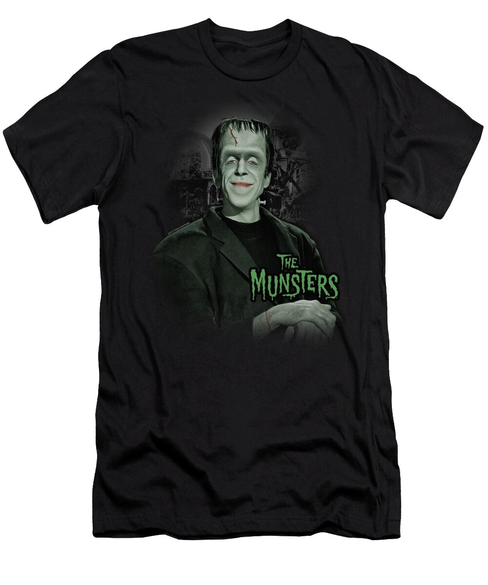 The Munsters T-Shirt featuring the digital art The Munsters - Man Of The House by Brand A