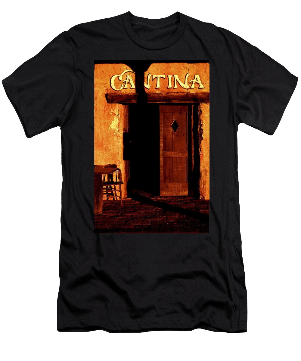 Vertical T-Shirt featuring the photograph The Old Cantina by Paul W Faust - Impressions of Light