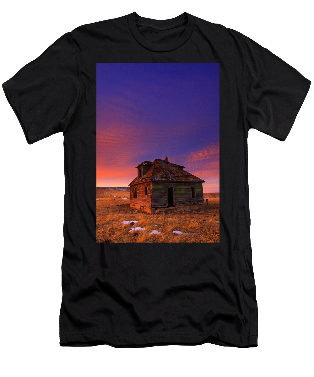 Old T-Shirt featuring the photograph The Old House by Kadek Susanto