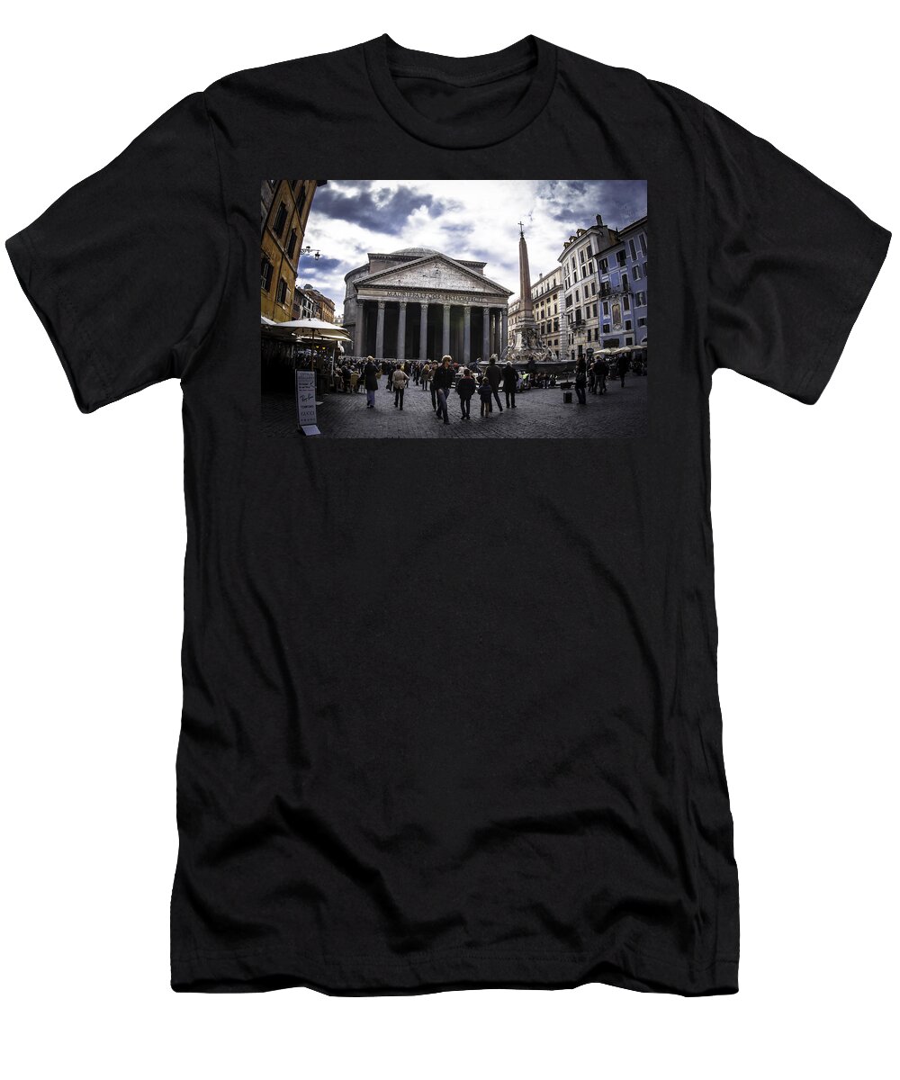 Italy T-Shirt featuring the photograph The Pantheon by Eye Olating Images