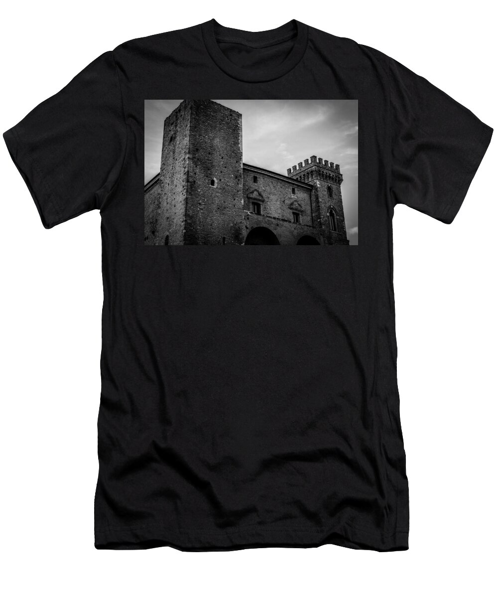 Abruzzo T-Shirt featuring the photograph The Shattered Fortress by AM FineArtPrints