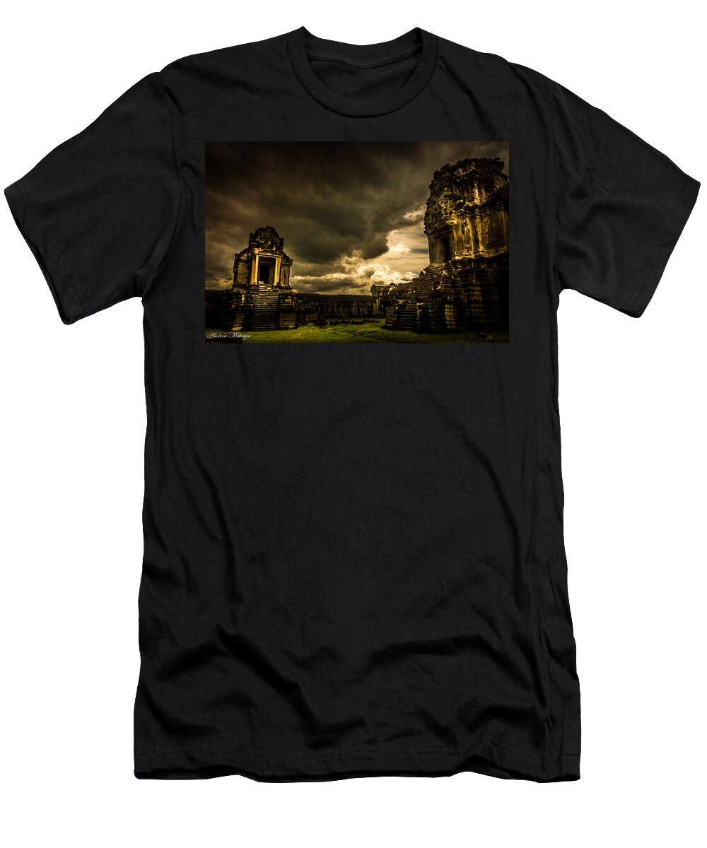 Rain T-Shirt featuring the photograph The Storm by Andrew Matwijec