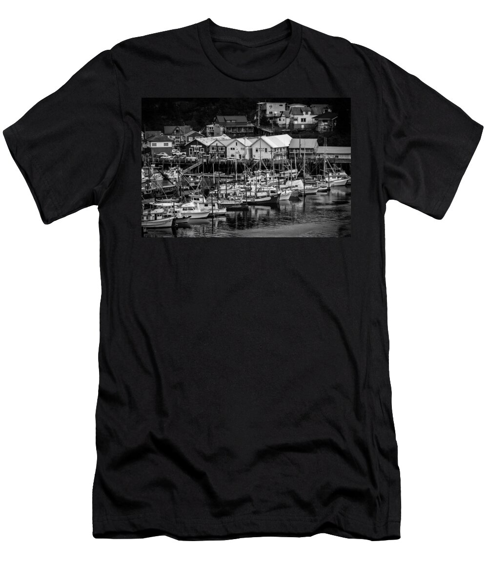 2008 T-Shirt featuring the photograph The Village Pier by Melinda Ledsome