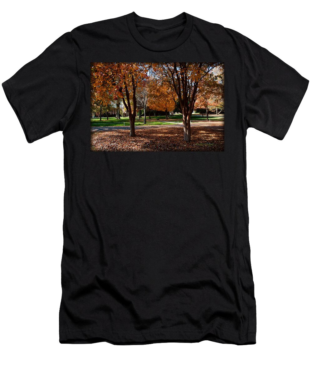 Art T-Shirt featuring the photograph The Well In The Distance-Davidson College by Paulette B Wright