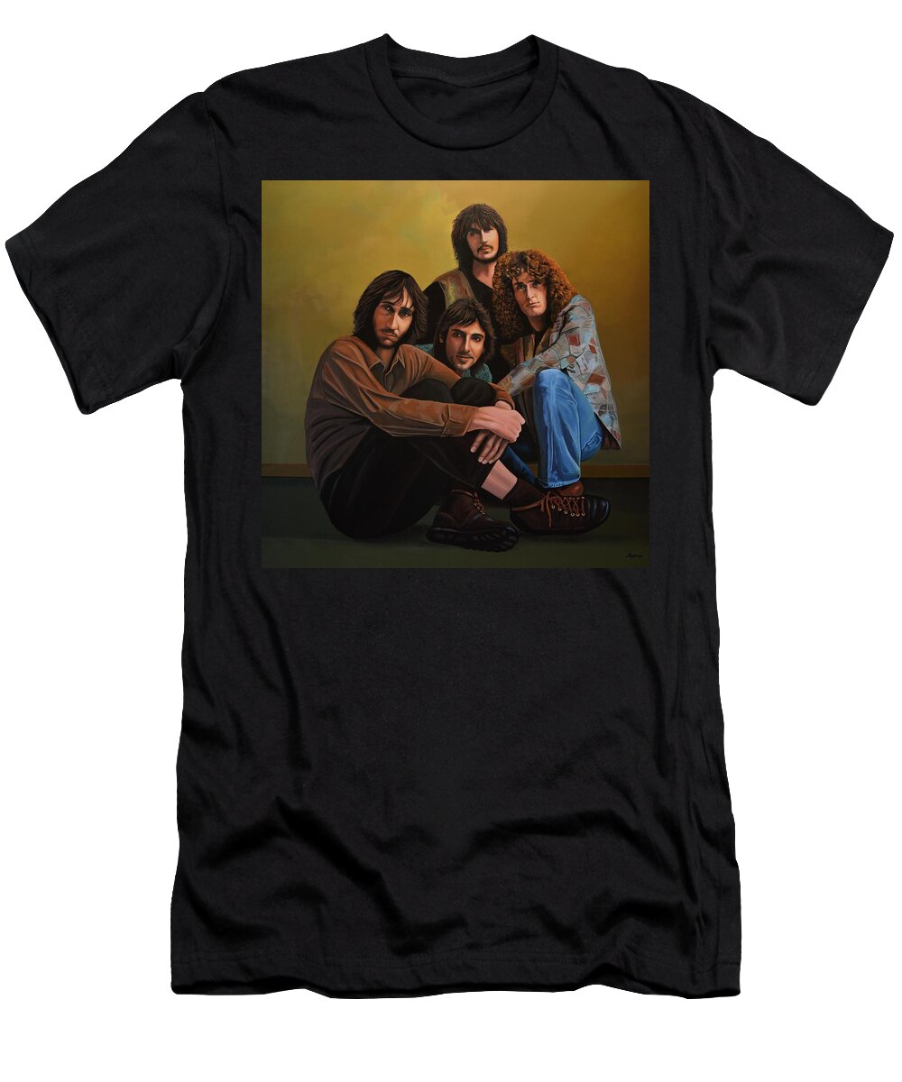 The Who T-Shirt featuring the painting The Who by Paul Meijering