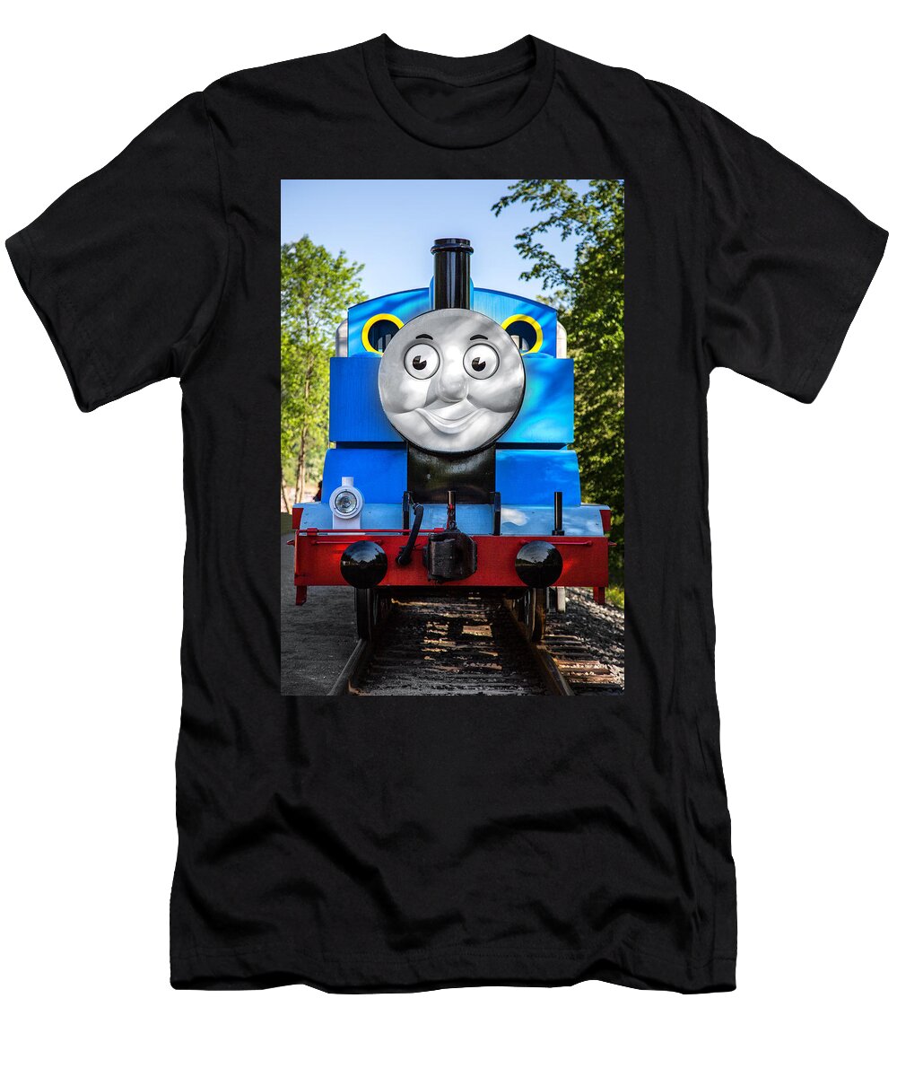 Thomas The Train T-Shirt featuring the photograph Thomas The Train by Dale Kincaid
