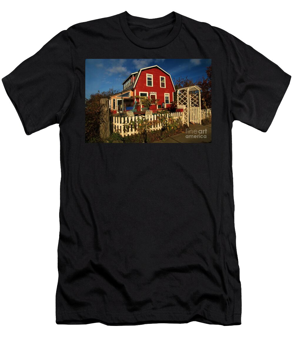Thor Town T-Shirt featuring the photograph Thor Town Hostel by Adam Jewell