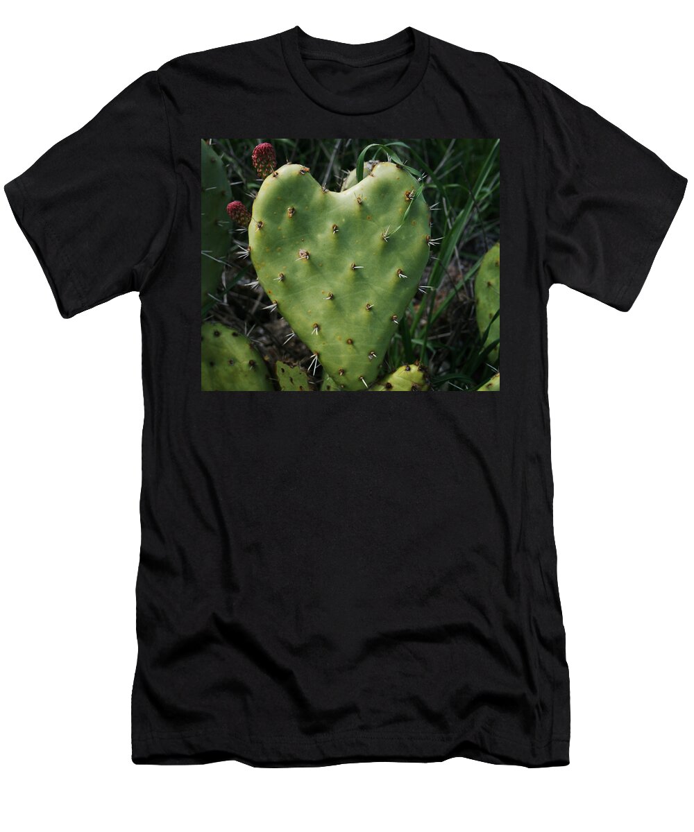 Thorny Heart T-Shirt featuring the photograph Thorny Heart by Ellen Henneke