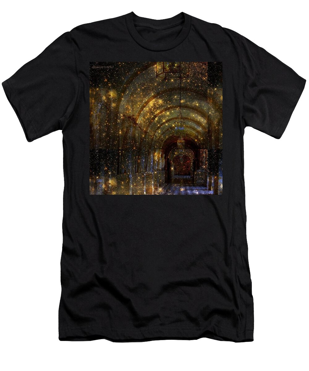 Mybest_edit T-Shirt featuring the photograph To Another Place In Time. Original by Anna Porter