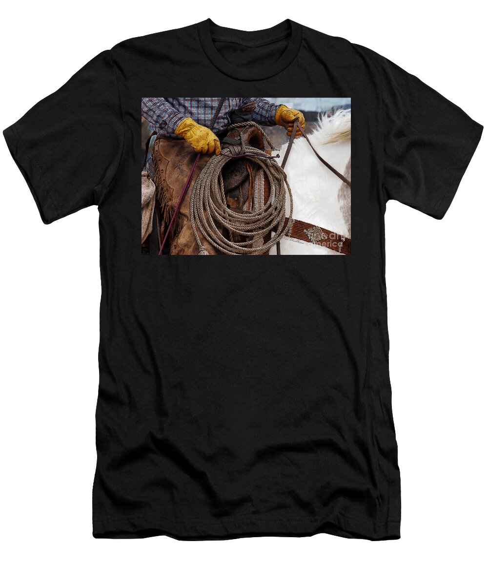 Cowboy T-Shirt featuring the photograph Tools of the Trade by Kae Cheatham