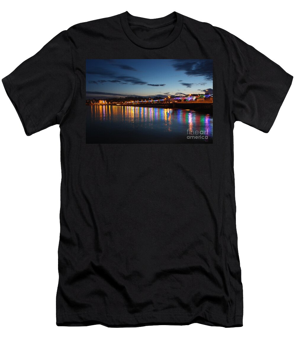 Torbay T-Shirt featuring the photograph Torbay Nights by Terri Waters
