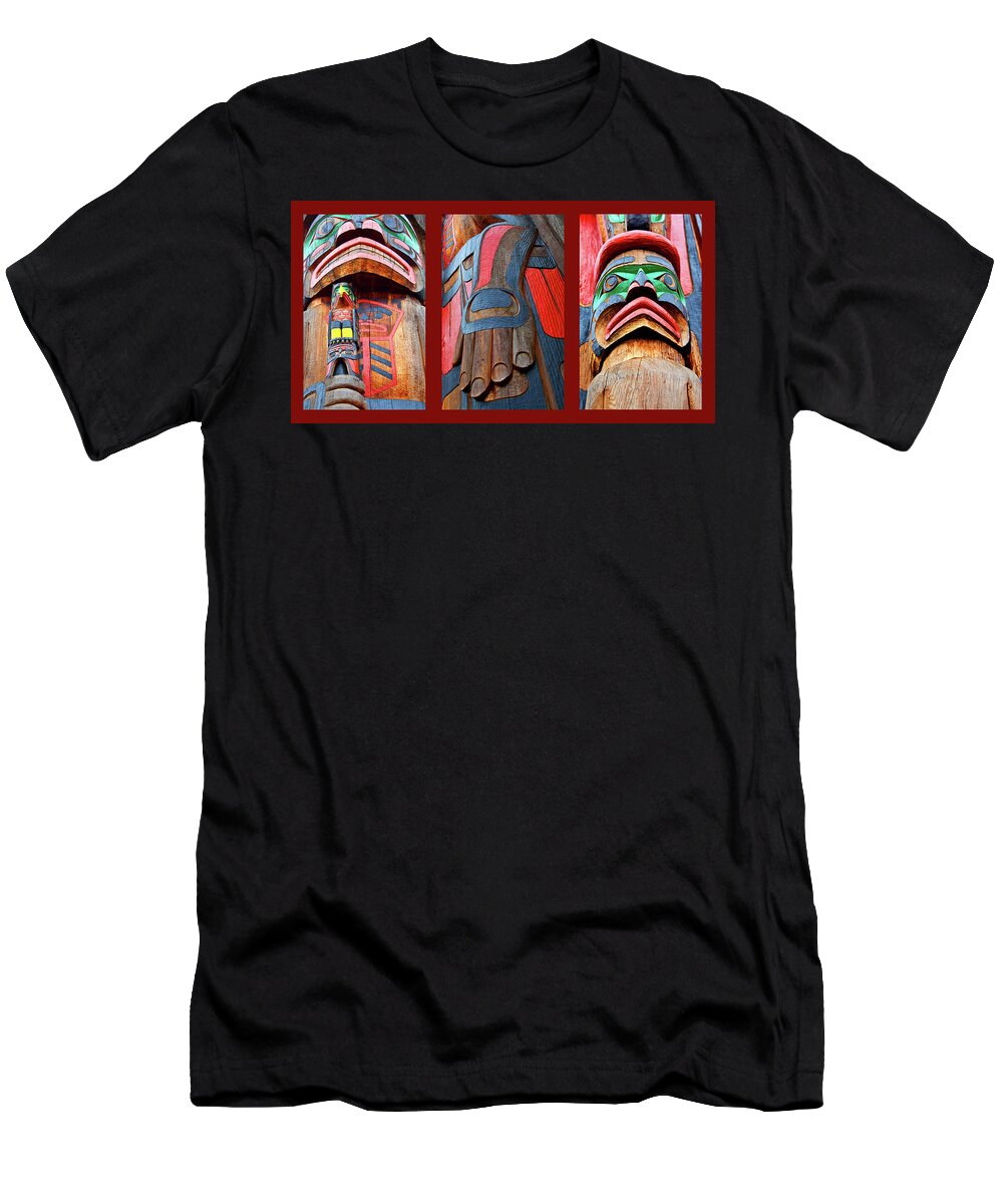 Native American T-Shirt featuring the photograph Totem 3 by Theresa Tahara