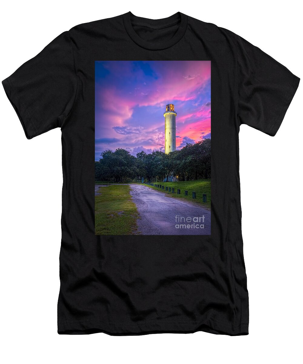 Tower T-Shirt featuring the photograph Tower in Sulfur Springs by Marvin Spates