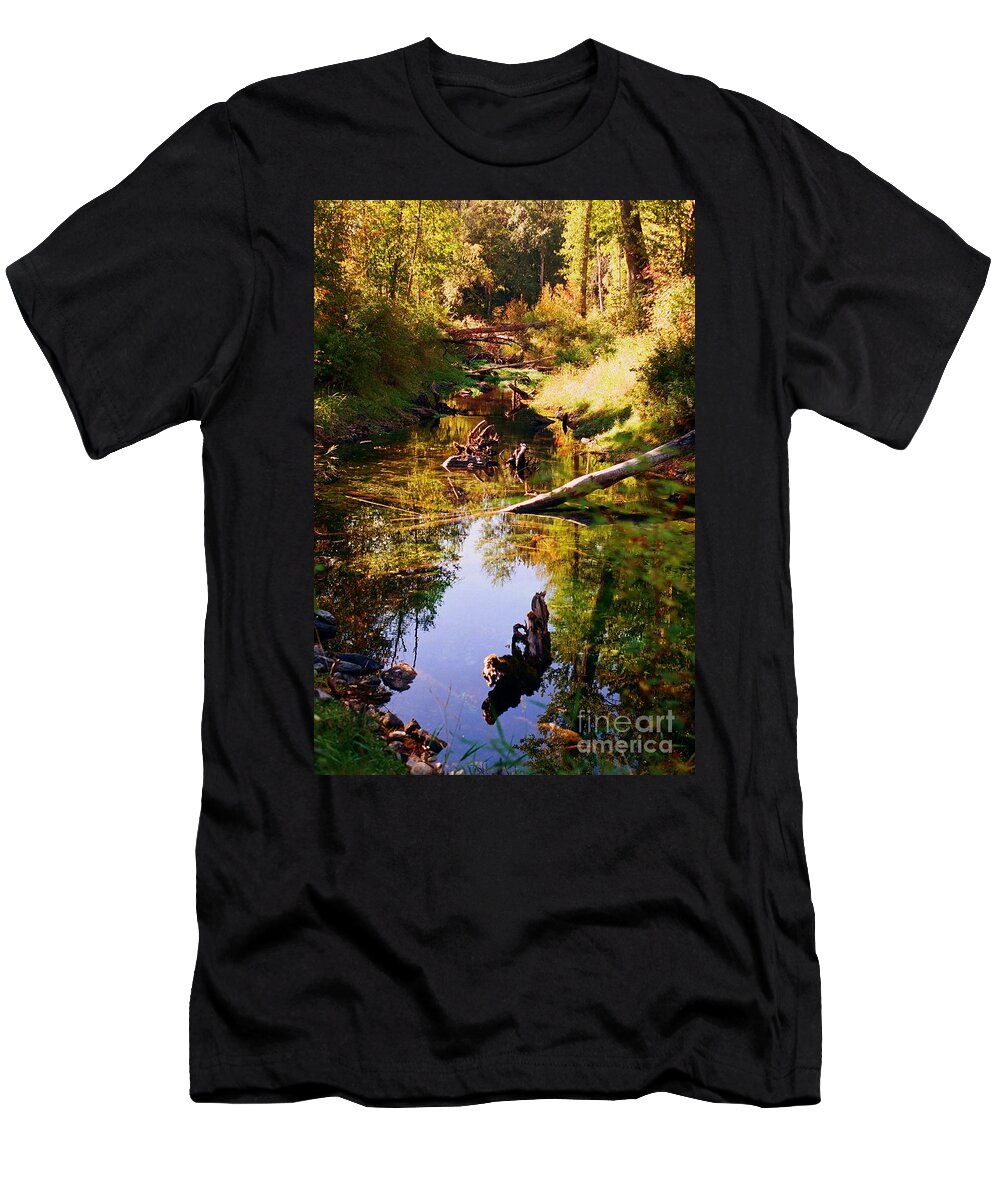 Nature T-Shirt featuring the photograph Tranquil Space by Kathy Bassett