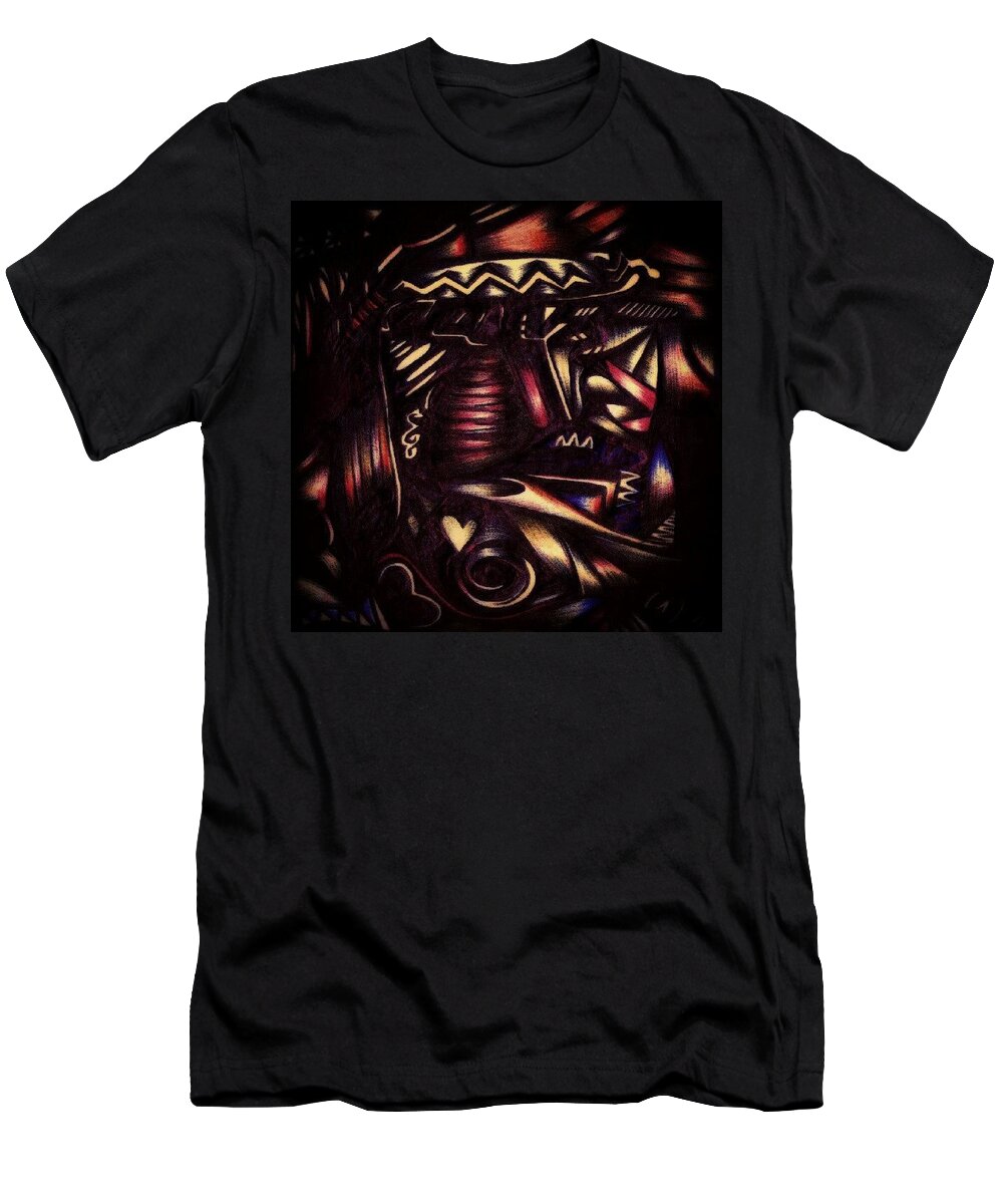 Room T-Shirt featuring the photograph Tribal by Artist RiA
