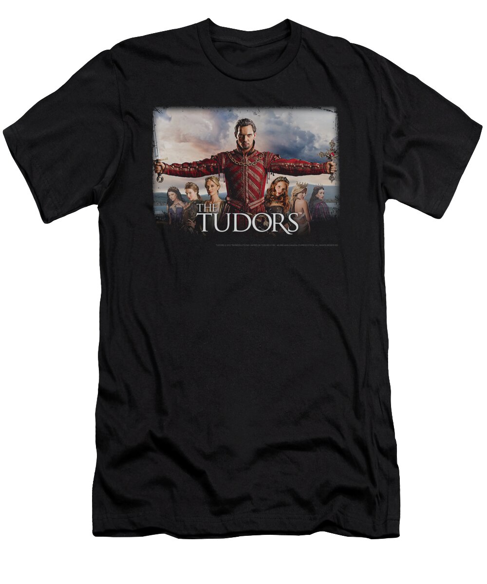 The Tudors T-Shirt featuring the digital art Tudors - The Final Seduction by Brand A