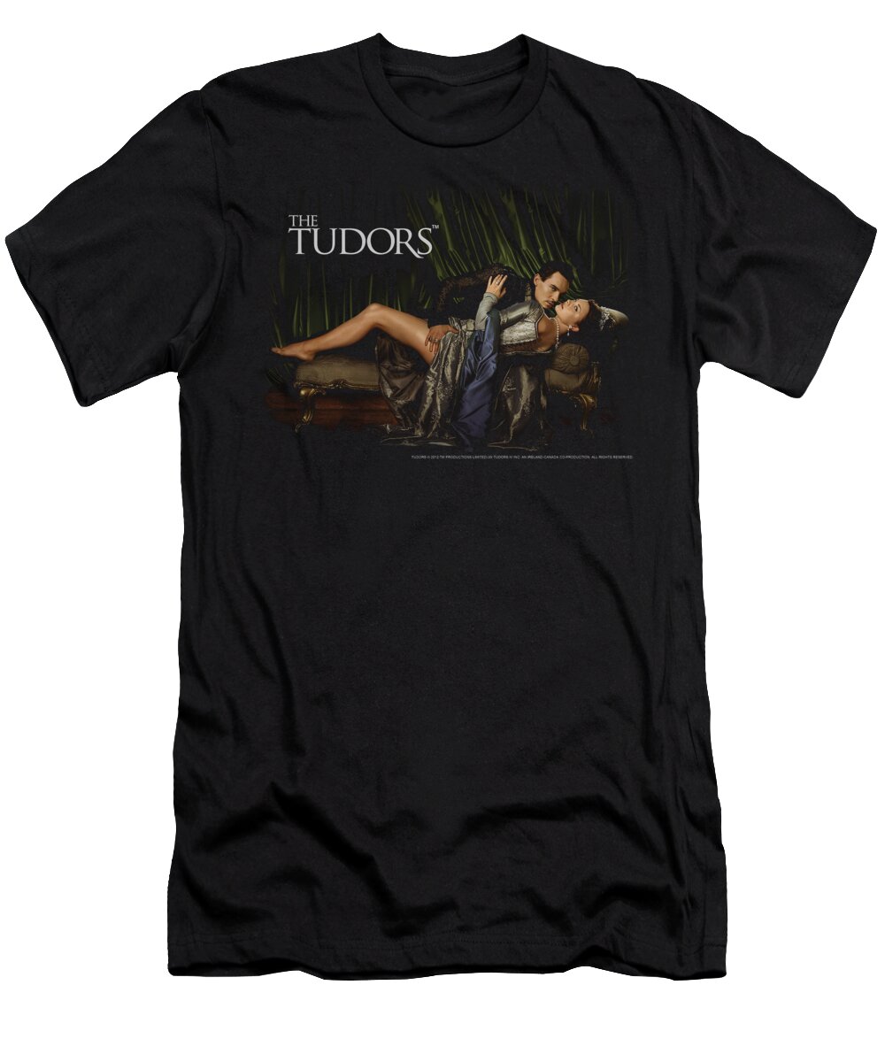 The Tudors T-Shirt featuring the digital art Tudors - The King And His Queen by Brand A