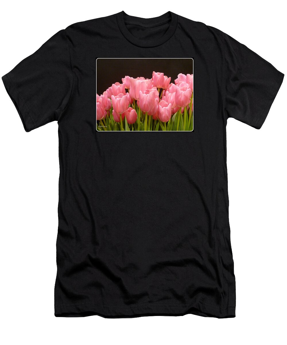 Tulips T-Shirt featuring the photograph Tulips in Bloom by Lingfai Leung