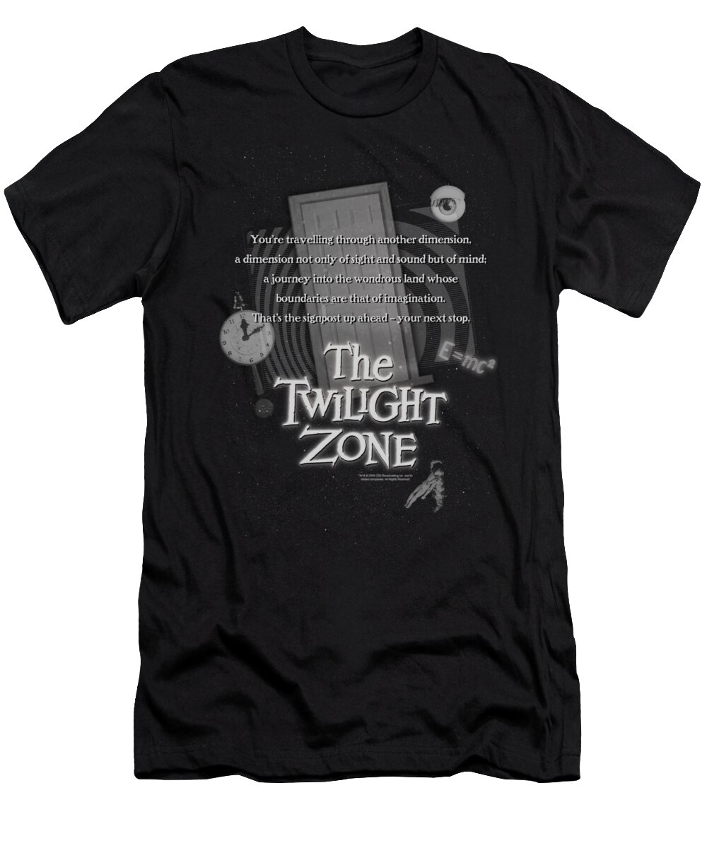 Twilight Zone T-Shirt featuring the digital art Twilight Zone - Monologue by Brand A