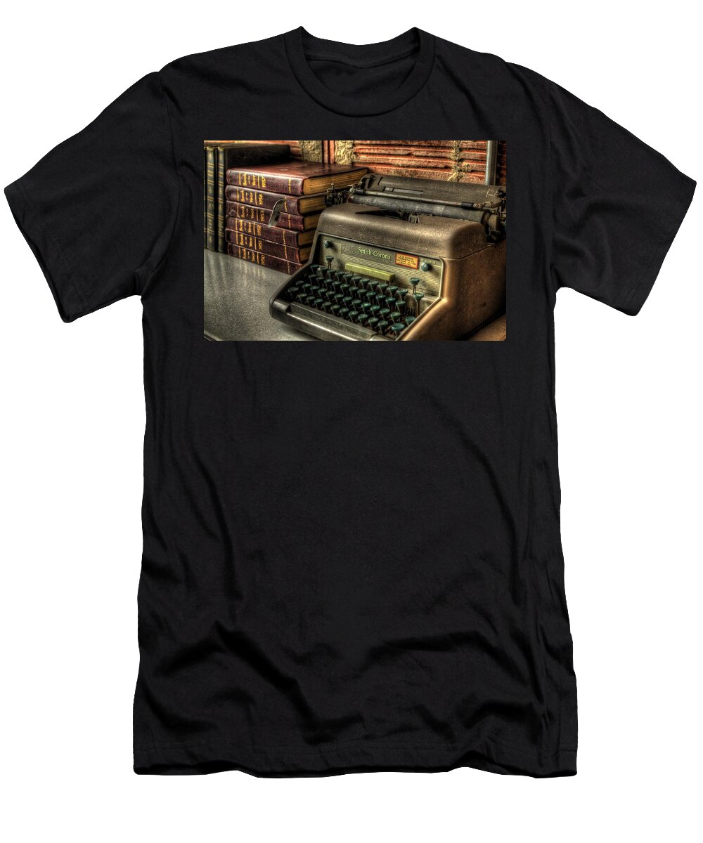 Typewriter T-Shirt featuring the photograph Typewriter by David Morefield
