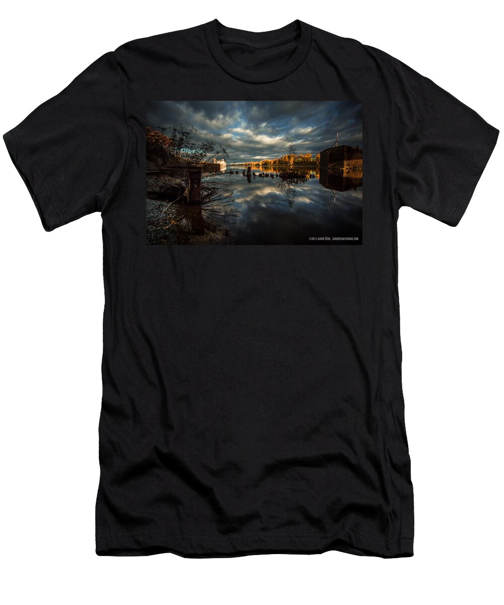 Abandoned T-Shirt featuring the photograph Under the Bridge by Jakub Sisak